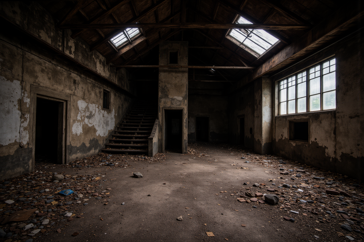 Abandoned Industrial Hall