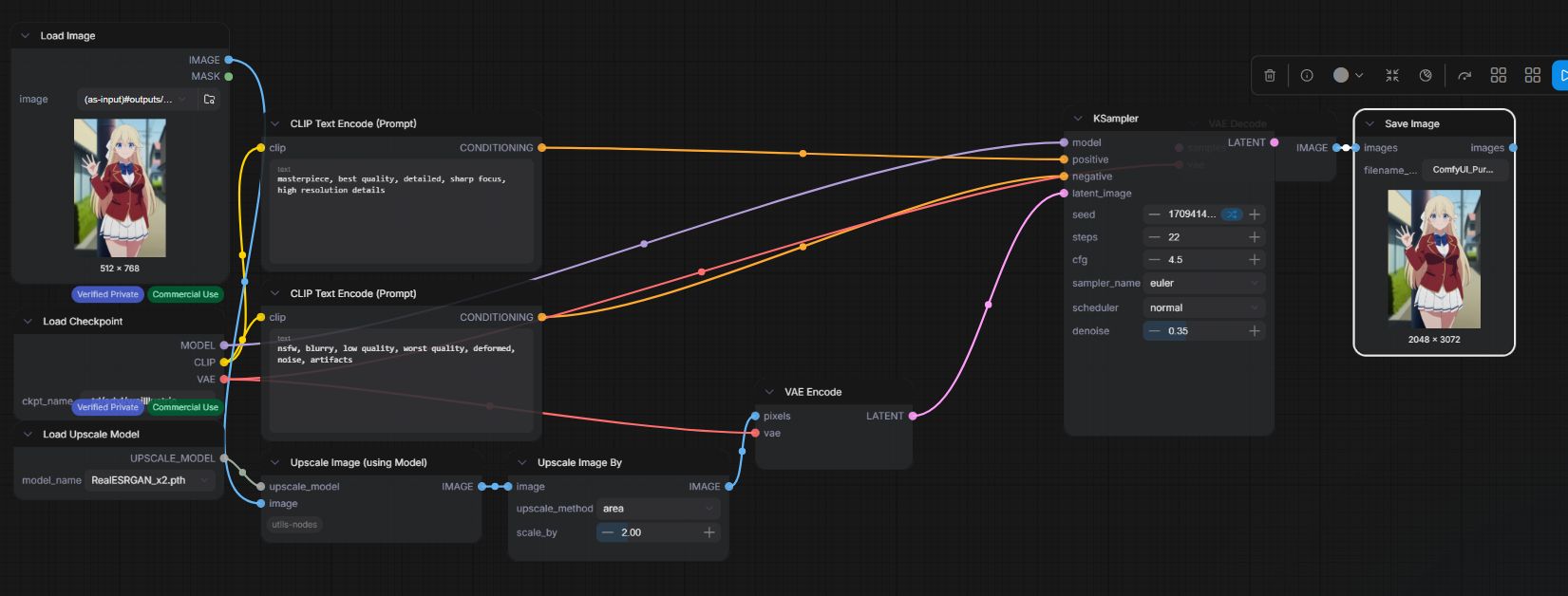 Basic Upscaler Workflow