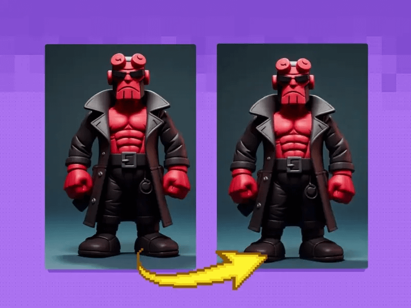 Image to Character Spin