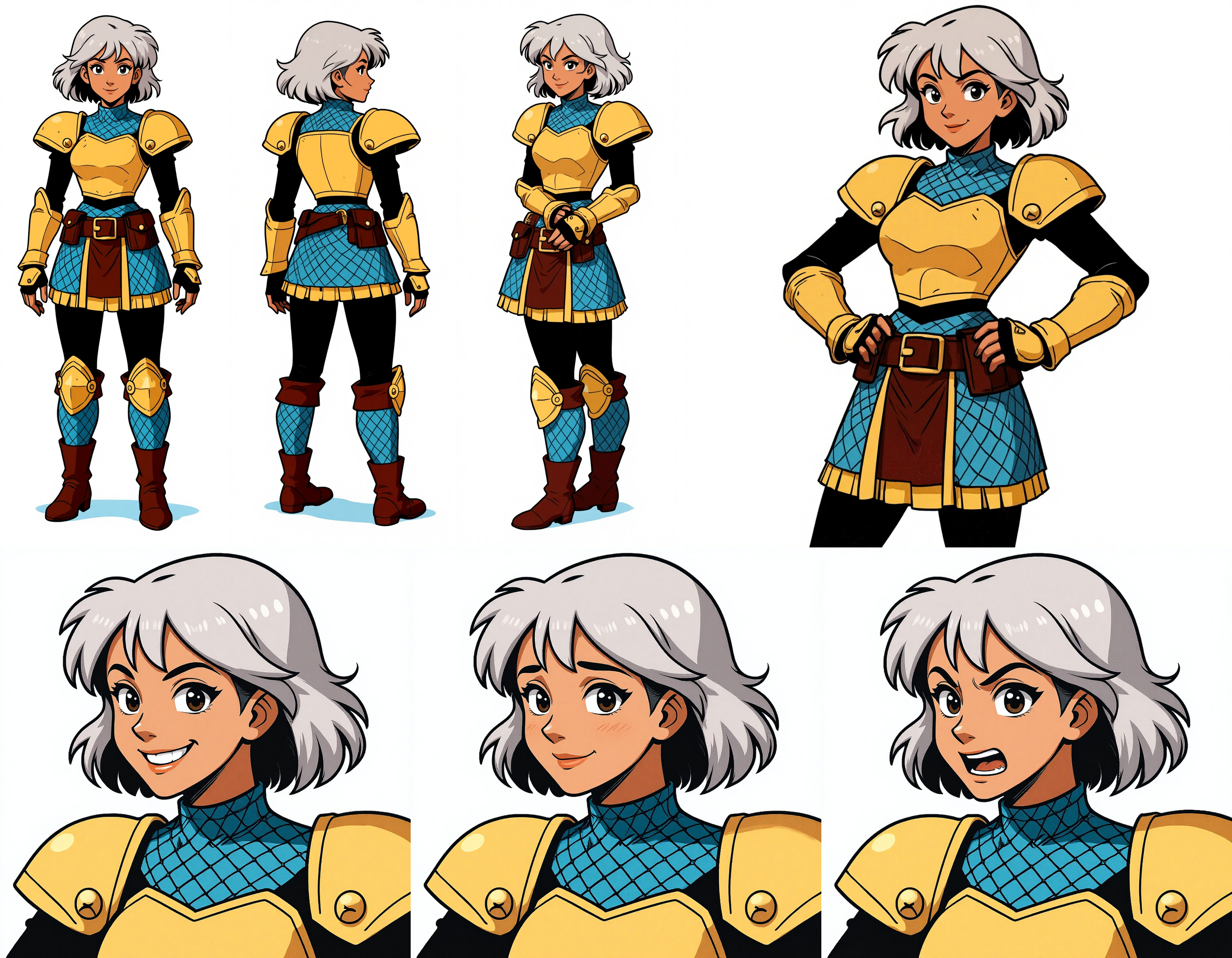 Image to Character Sheet with Kontext