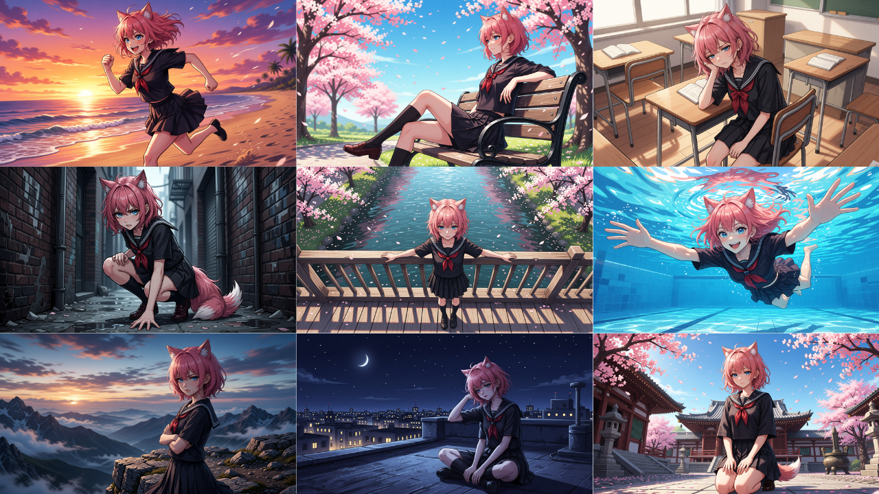 Qwen 2511 · Single Image to Character Dataset