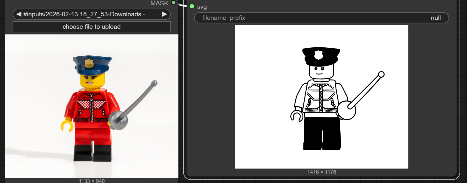 SVG Potracer + Qwen Image 2511 for Image to SVG
