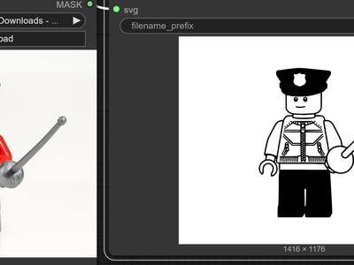 SVG Potracer + Qwen Image 2511 for Image to SVG