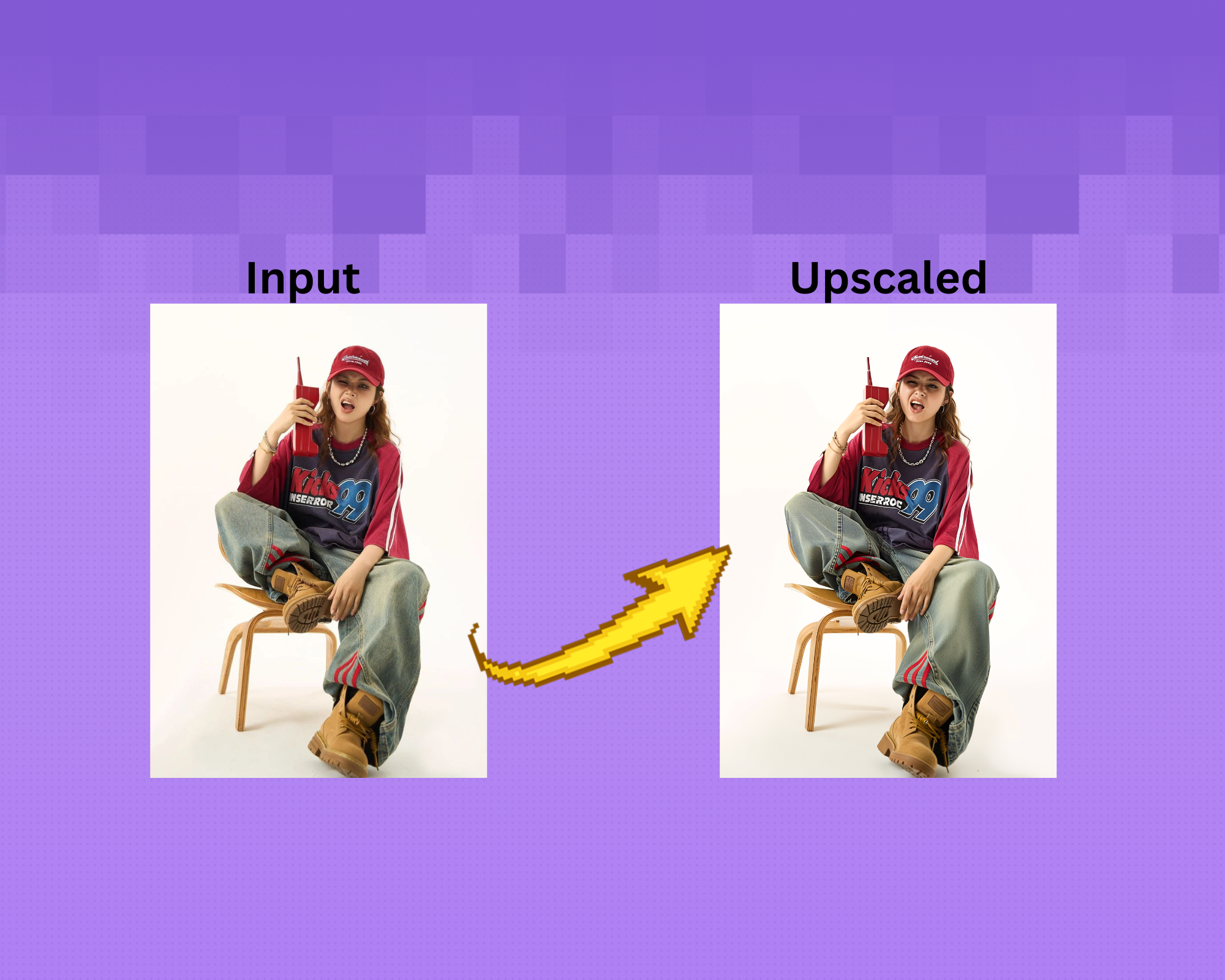 Block-wise Image Upscaling with Qwen