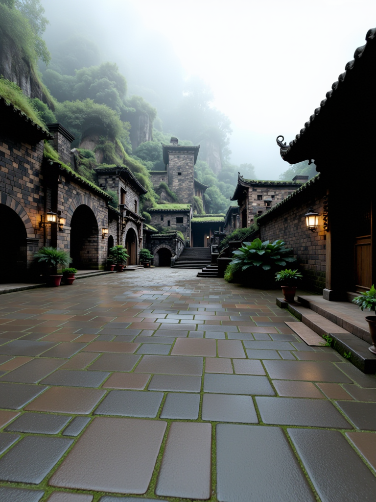 Chinese courtyard