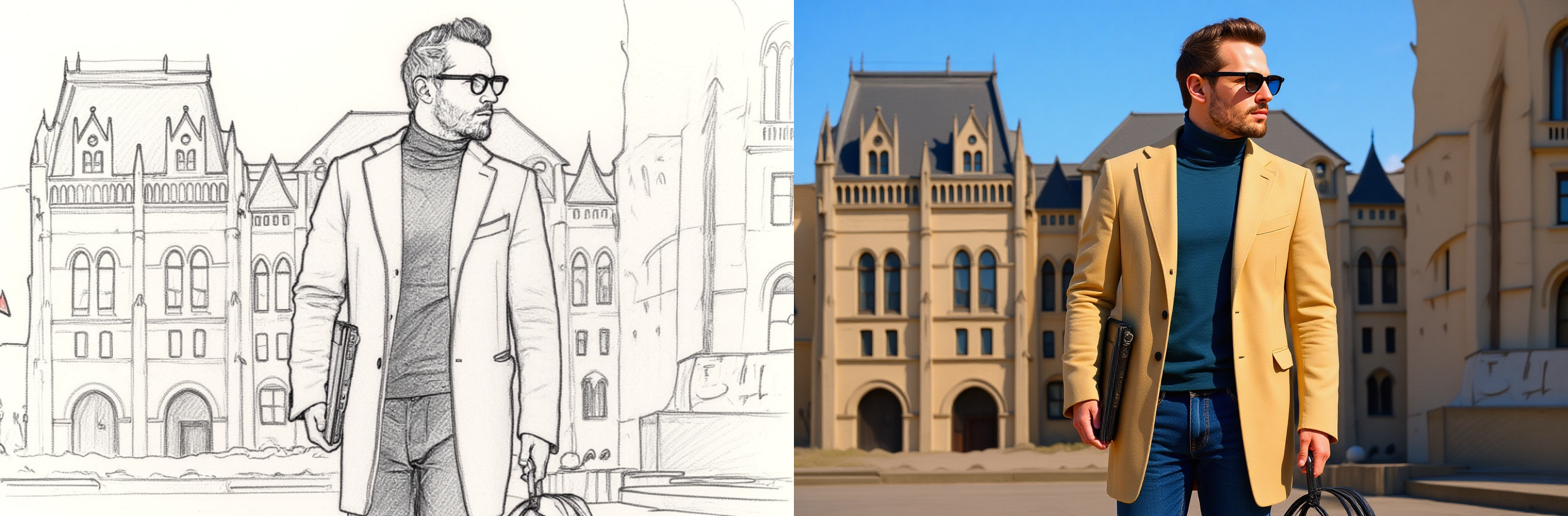 Flux Kontext - Sketch to Image