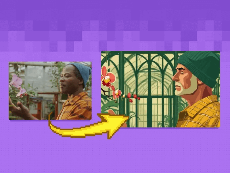 Wan2.1 Fun Control and Flux for V2V Restyle  