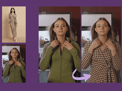 Vertical Video Clothing Replacement with Image Reference