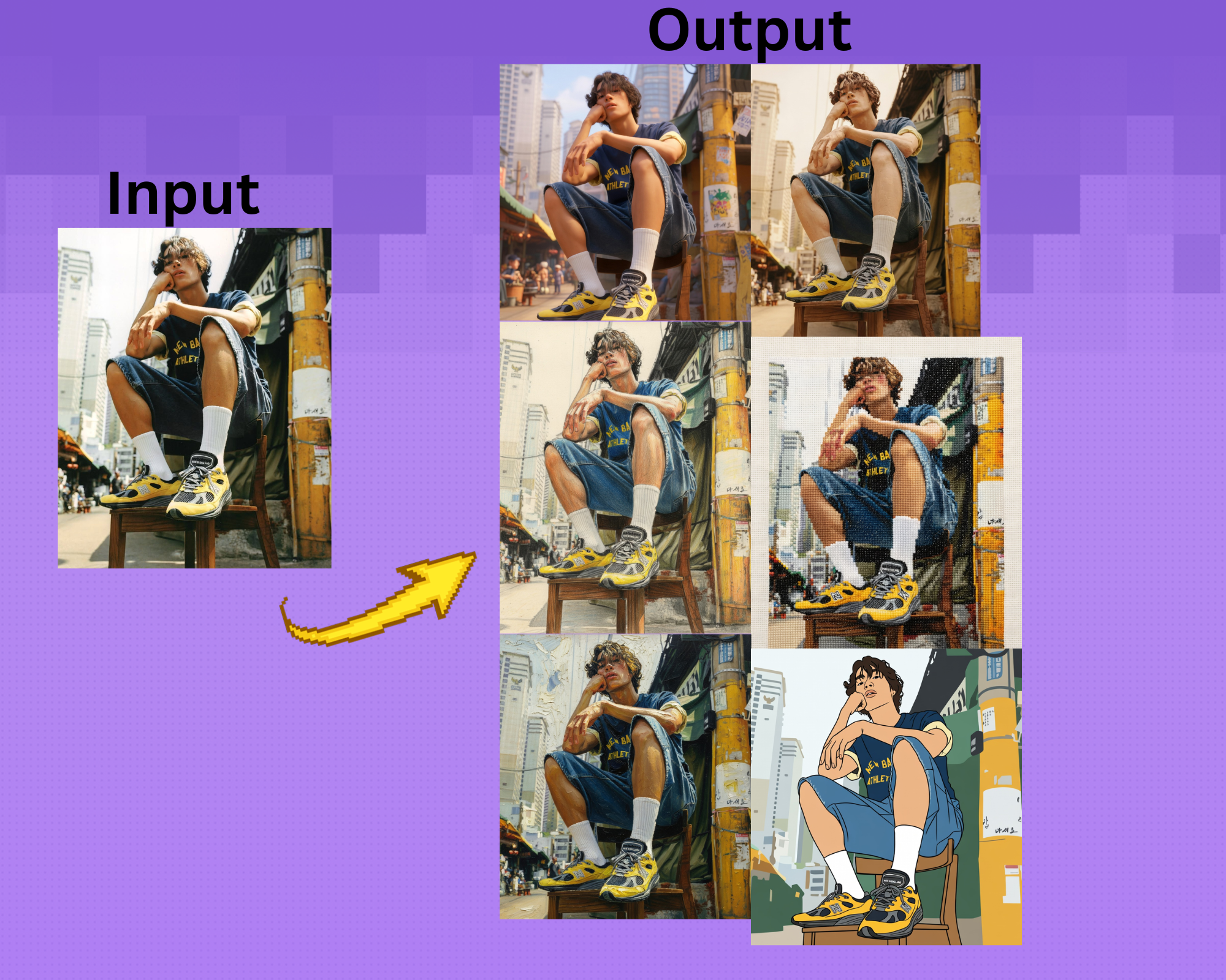 Multi-Style Image Transformation Workflow